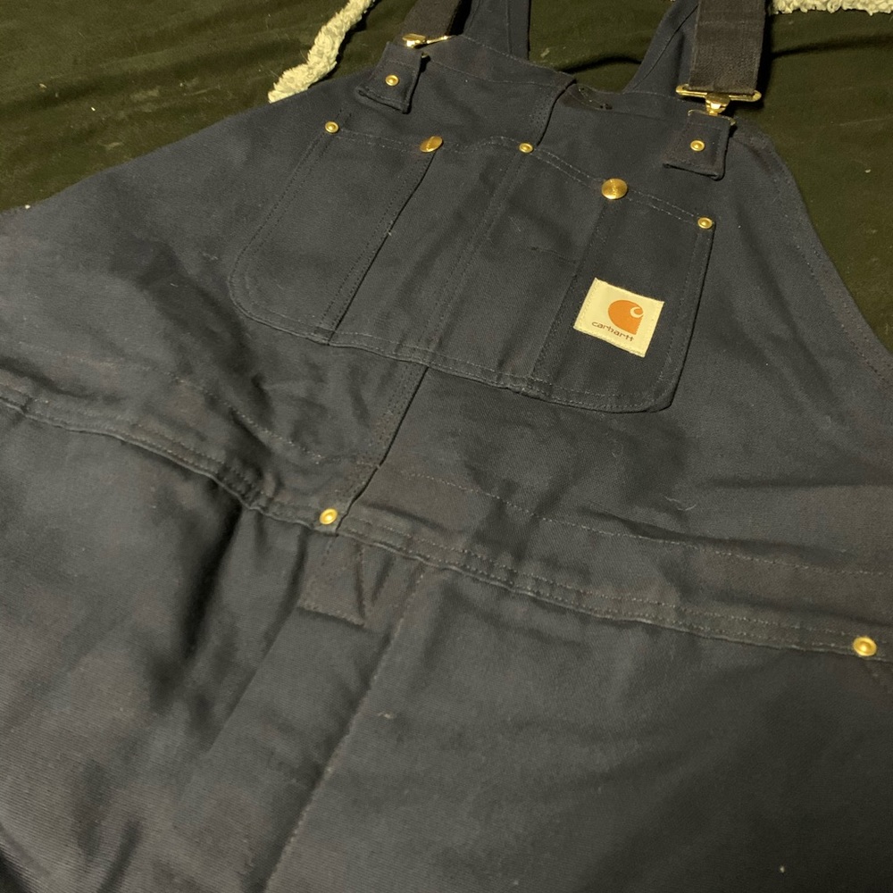 Carhartt Insulated bibs Men’s 50 x 30 Blue NWT